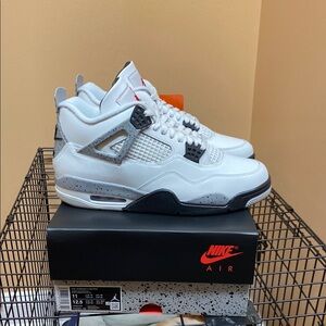 2025 Air Jordan 4 Retro “White Cement”